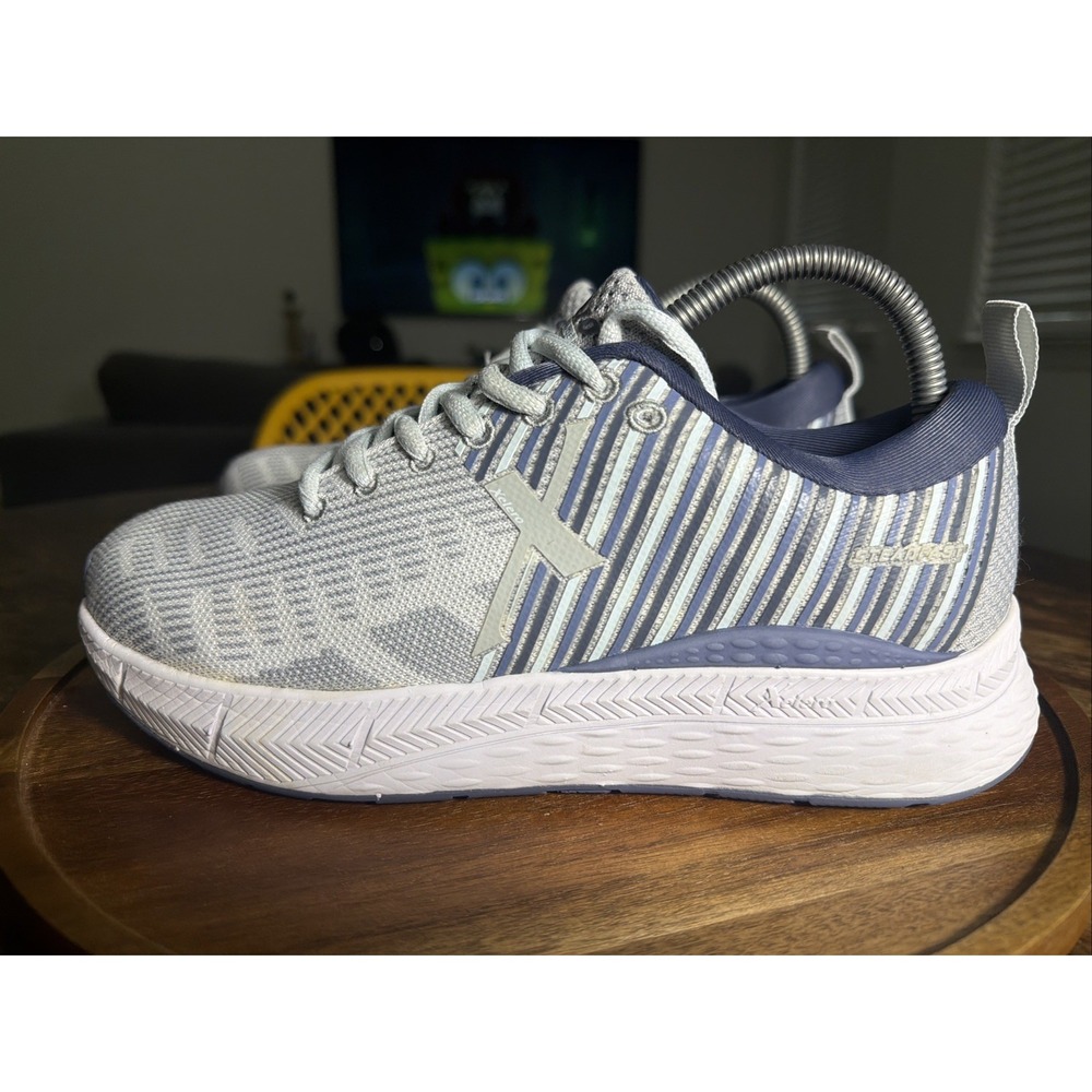Xelero Steadfast Women Sneakers Gray Blue Walking Shoes X96048M Size 8.5